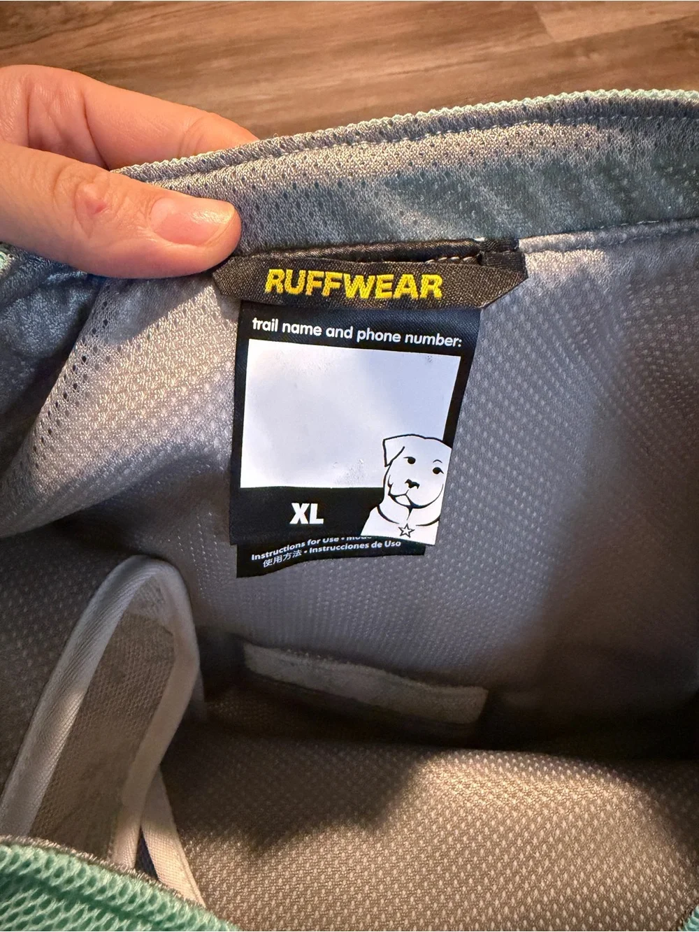 Ruffwear Swamp Cooler Dog Vest, Sage Green, XL